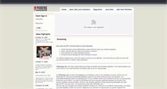 Desktop Screenshot of 19parking.com